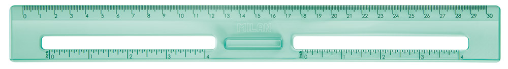 241342-EC Ravnalo 30cm MILAN New Look zeleno blister P24/288