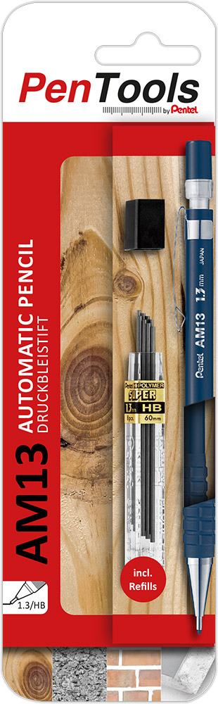 241771-EC Ol.teh. 1,3 PENTEL PENTOOLS AM13 + mine 1,3mm bls P12
