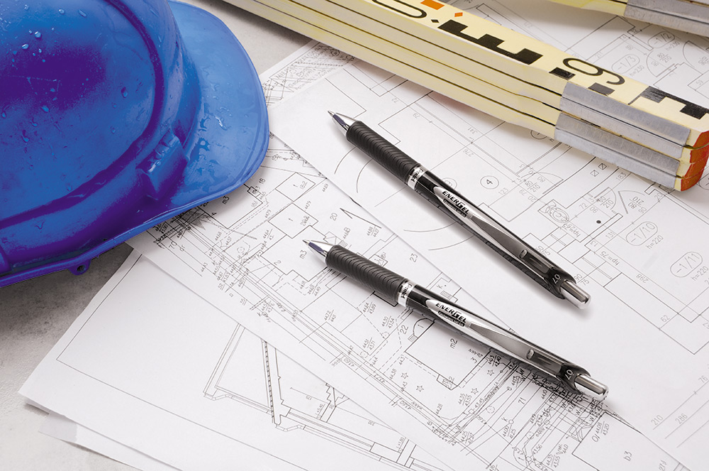 241772-EC Gel pen 0,7 PENTEL PENTOOLS BLP-77-A permanent crni 2/1 bls P12