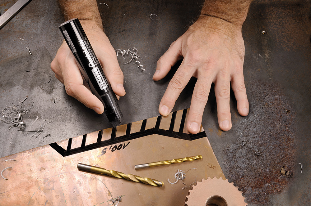 241776-EC Marker perm. PENTEL PENTOOLS N50XL-A crni kosi vrh bls P12