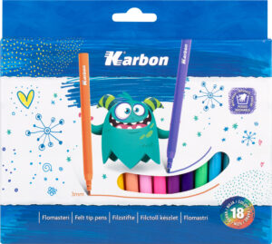 242120-EC Flomasteri 18/1 KARBON  P12/96