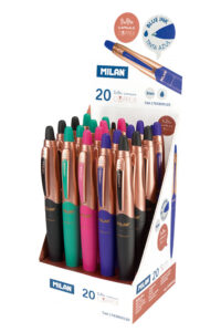 242230-EC Ol.kem. MILAN Capsule Copper 1mm sort display P20/360