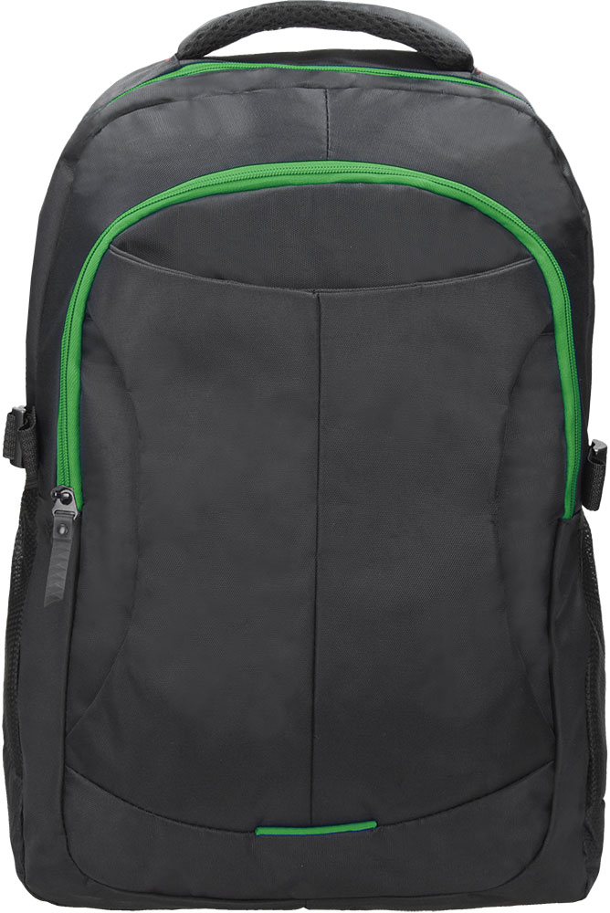 242349-EC Ruksak VISTA 600D crno zeleni, 30x45x15cm