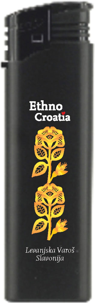 242395-EC Upaljač ATOMIC F2 Ethno Croatia Levanjska Varoš crni