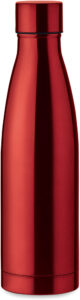 242446-EC Boca za vodu metalna Belo 500ml crvena, isotermalna