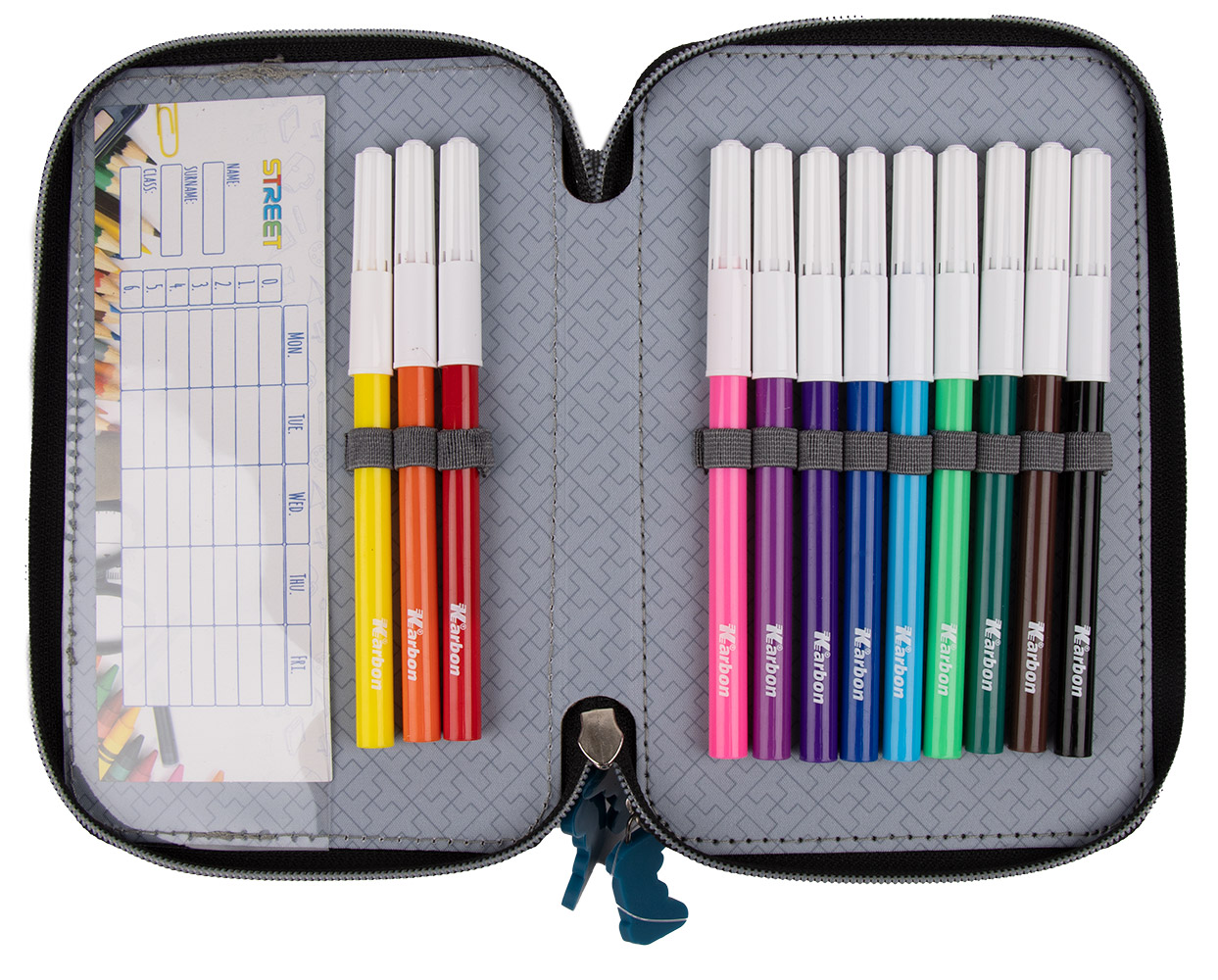 242587-EC Pernica trostruka Street GAME ON sa priborom P36 NETTO