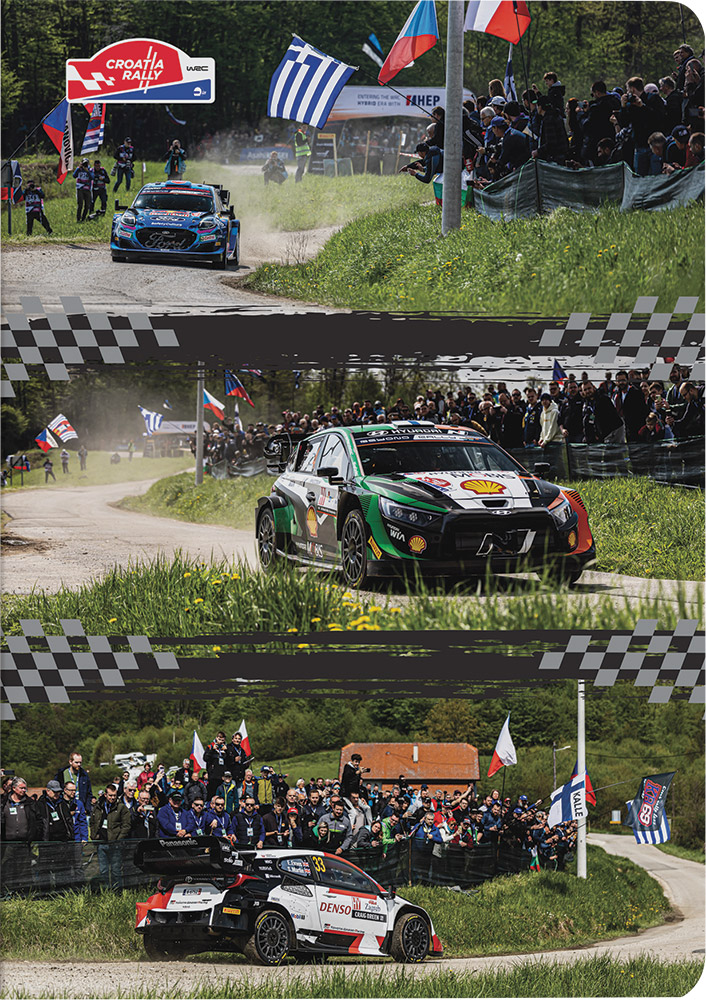 242858-EC Bilježnica A4/K WRC Croatia Rally 42 lista P10/60 NETTO