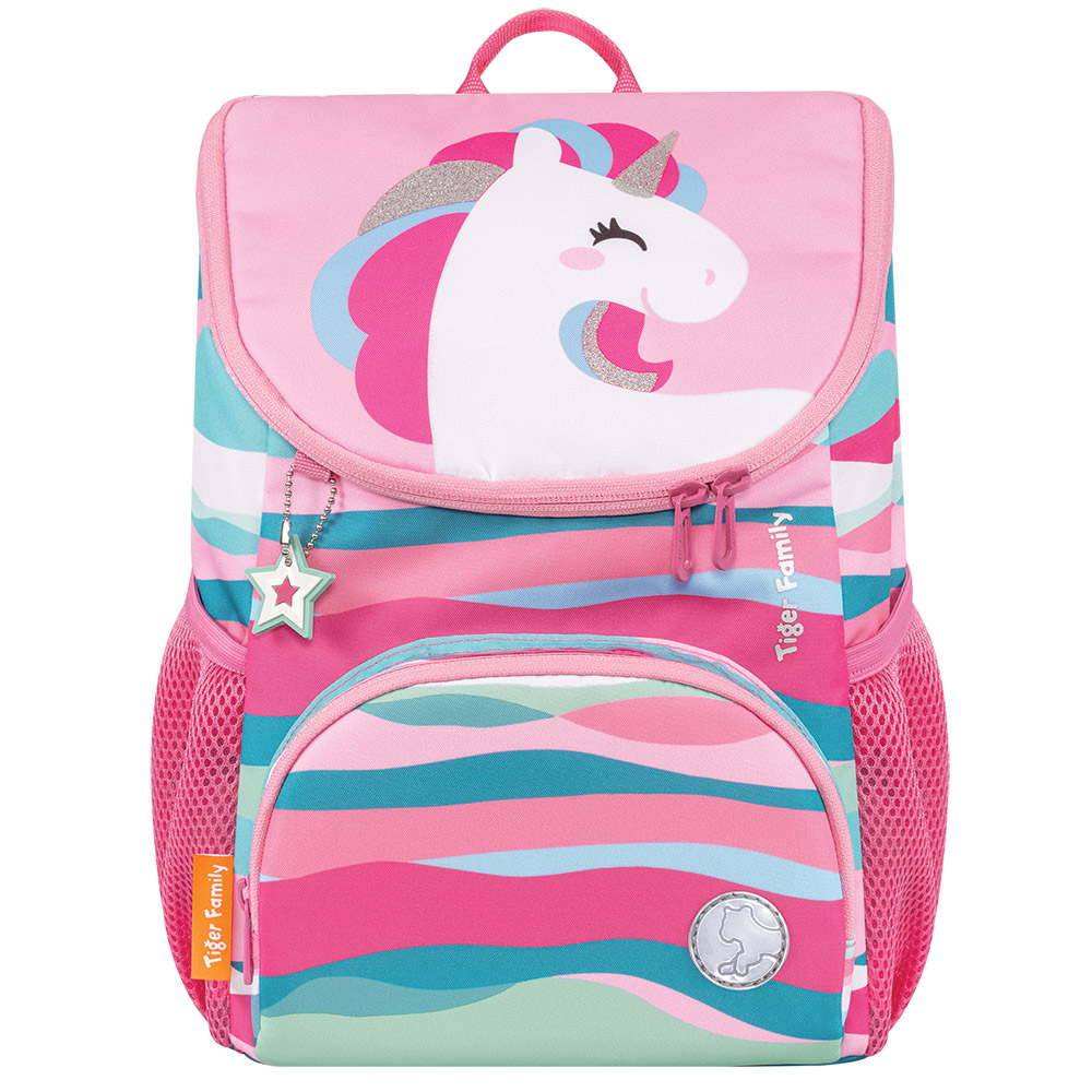 242909-EC Ruksak vrtićki TIGER FAMILY Little Travelers Glitterlocks P12 NETTO