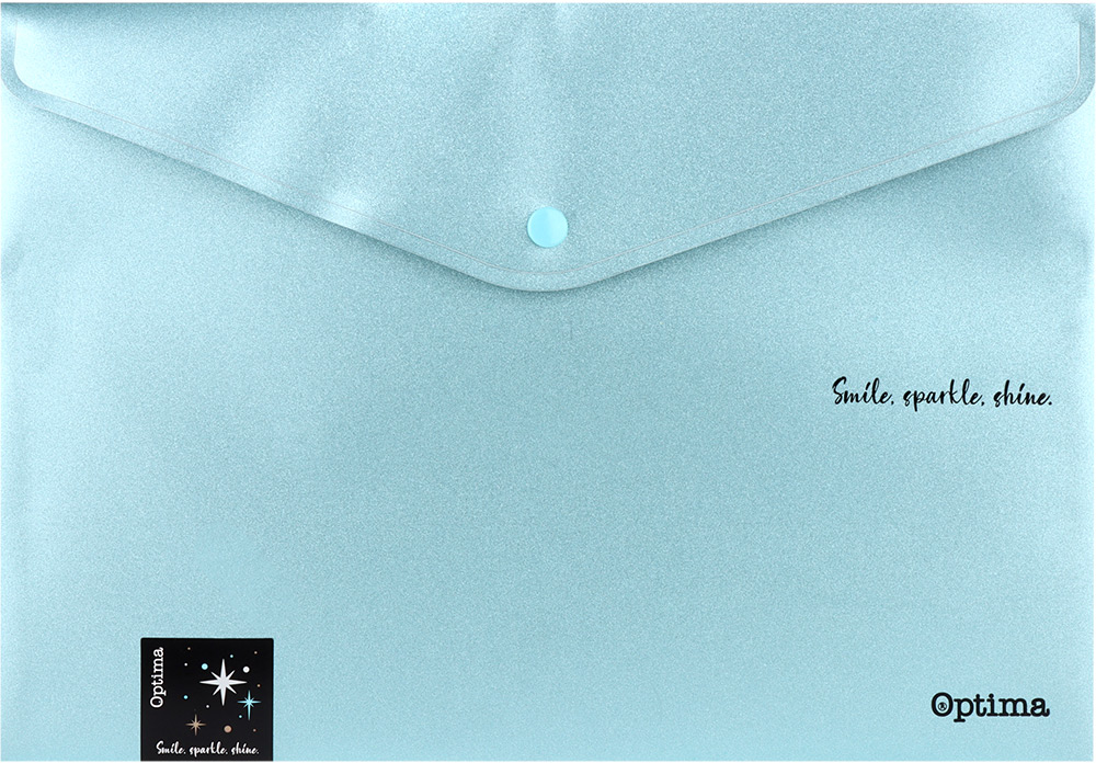 242983-EC Mapa s drukerom A4 OPTIMA Glitter sort.boje 120373 P12/240