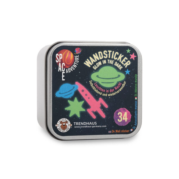 243091-EC Zidna naljepnica, svjetli u mraku SPACE ADVENTURE P8/80 NETTO