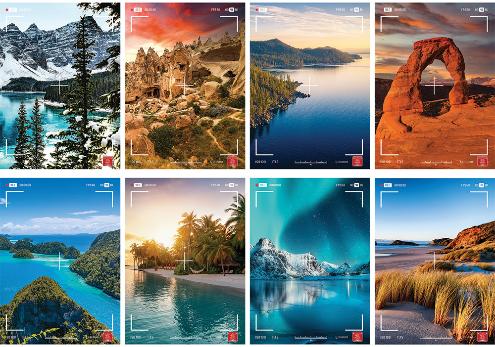 243557-EC Bilježnica A4/D Pigna Wonderful Place P10/60 NETTO