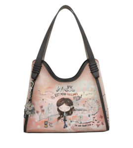 243652-EC Torba fashion Anekke SS24 Peace&Love pink L-31x28x15cm 38822-203 P8 NETTO