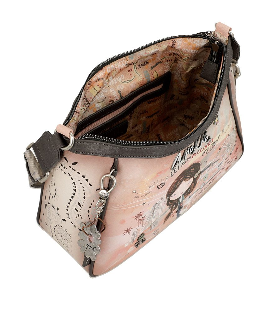 243653-EC Torba fashion Anekke SS24 Peace&Love pink M-28x24x10cm 38823-002 P12 NETTO