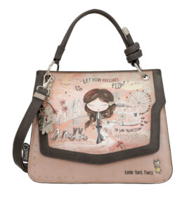 243655-EC Torba fashion Anekke SS24 Peace&Love pink M-28x22x10cm 38823-403 P20 NETTO