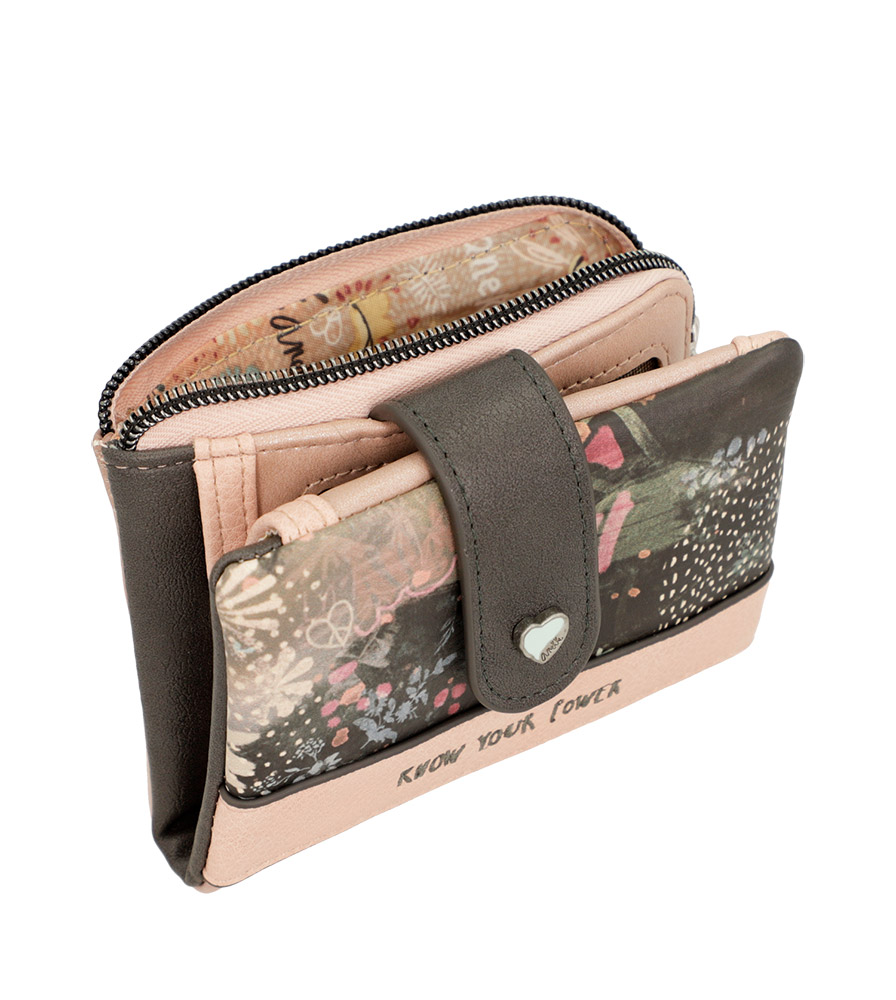 243667-EC Novčanik fashion Anekke SS24 Peace&Love pink 12x9x3cm 38829-910 P48 NETTO