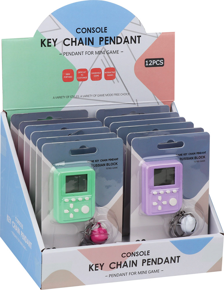 243750-EC Privjesak mini blok konzola s igrama, 23 igre HKTEC sort P12/216