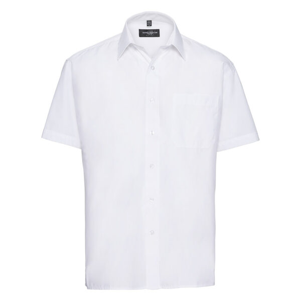 244173-EC Košulja Russell 935M Poplin muška bijela kratki rukav M