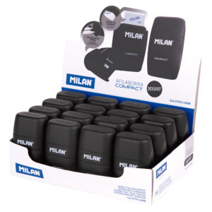 244534-EC Gumica+šiljilo dvostruko MILAN Compact Shadow display P16/128