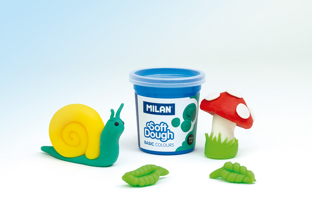 244561-EC Plastelin MILAN Basic Soft Dough set 10 boja x 85g P6