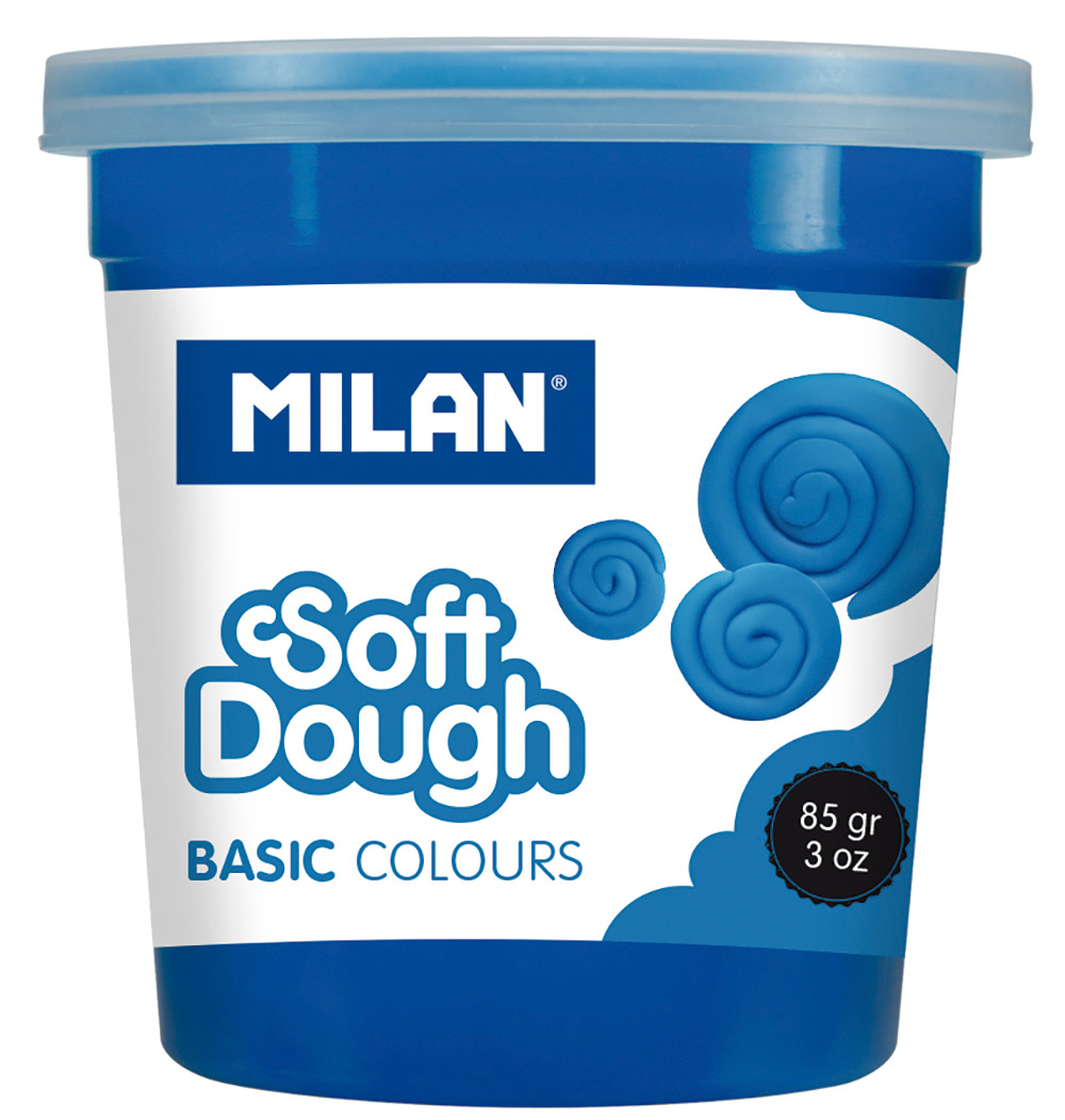 244561-EC Plastelin MILAN Basic Soft Dough set 10 boja x 85g P6