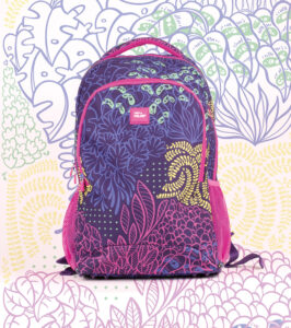 244640-EC Ruksak MILAN Fireflies 2 zipa 21lit 624601FI P5 lila