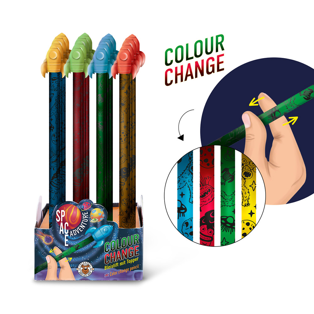 244709-EC Ol.graf. HB sa gumicom, mijenja boju SPACE ADVENTURE sort P16/192 NETTO