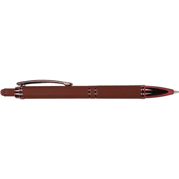 244779-EC Ol.kem.Praga Rubber metalna, touch screen vrh, saten crvena P50/500