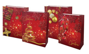 244990-EC Vrećica XL exclusive Božić hot stamp folija 30x41.5x12 71652 P12/120