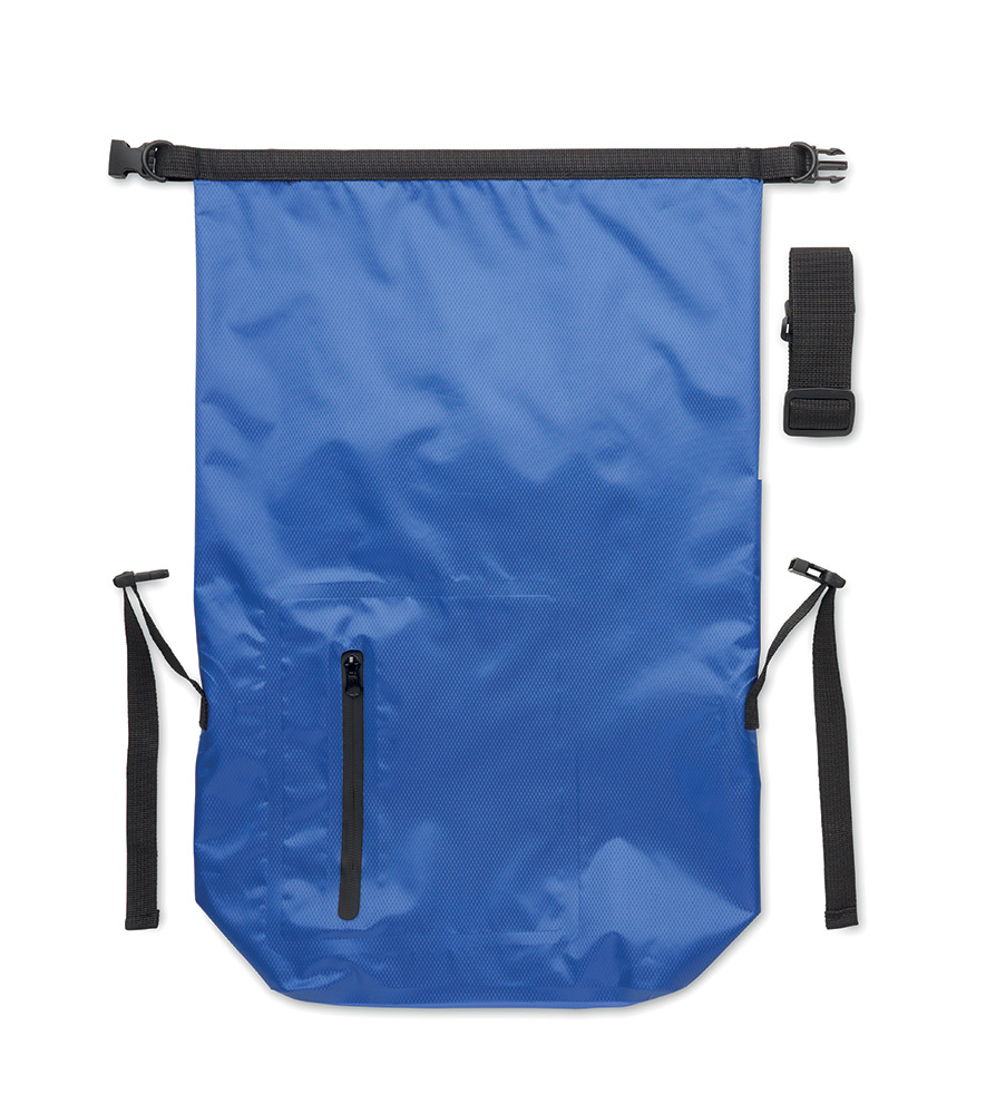 245229-EC Ruksak roll-up vodootporni Scubaroll RPET 210D royal plavi 30L