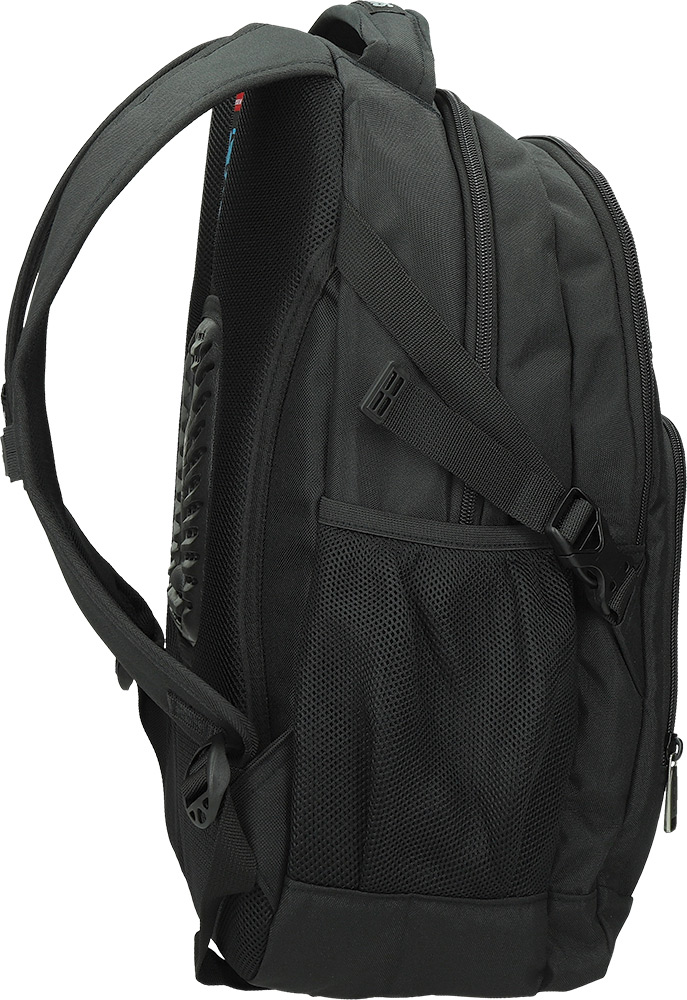 245281-EC Ruksak poslovni SUISSEWIN za prijenosno računalo crni 15 inča, 33x18x47