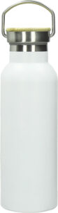 245285-EC Boca za vodu metalna Hugo 500ml bijela od nehrđajućeg čelika