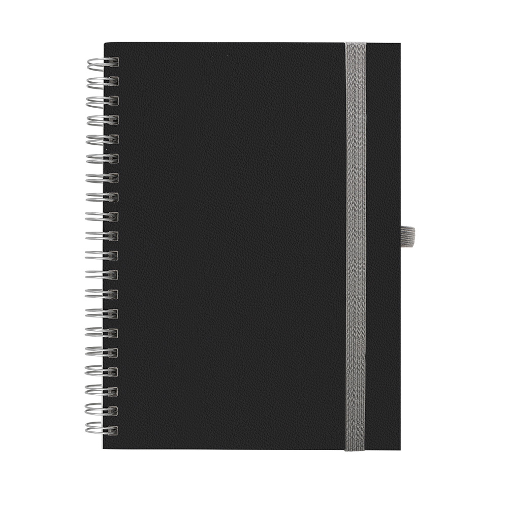 245346-EC Notes spiralni BORGO crni A5 14x21 006703 OG P20