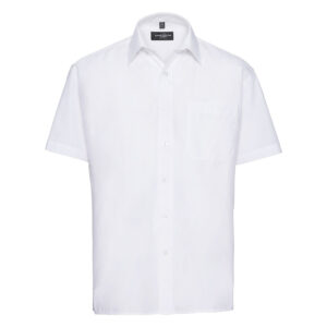 245420-EC Košulja Russell 935M Poplin muška bijela kratki rukav 4XL