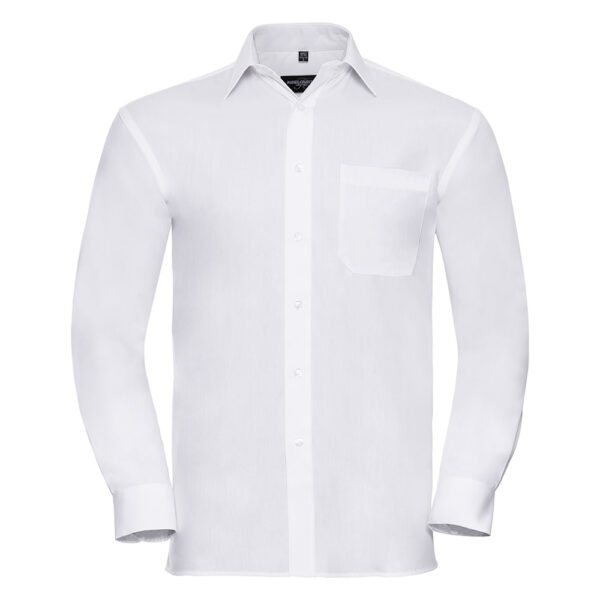 245422-EC Košulja Russel 936M Poplin muška dugi rukav bijela 2XL