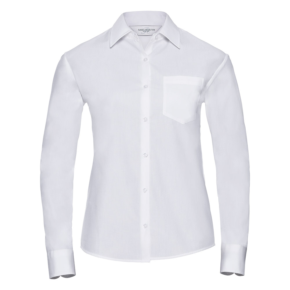 245431-EC Košulja Russel 936F Poplin ženska DR bijela 3XL