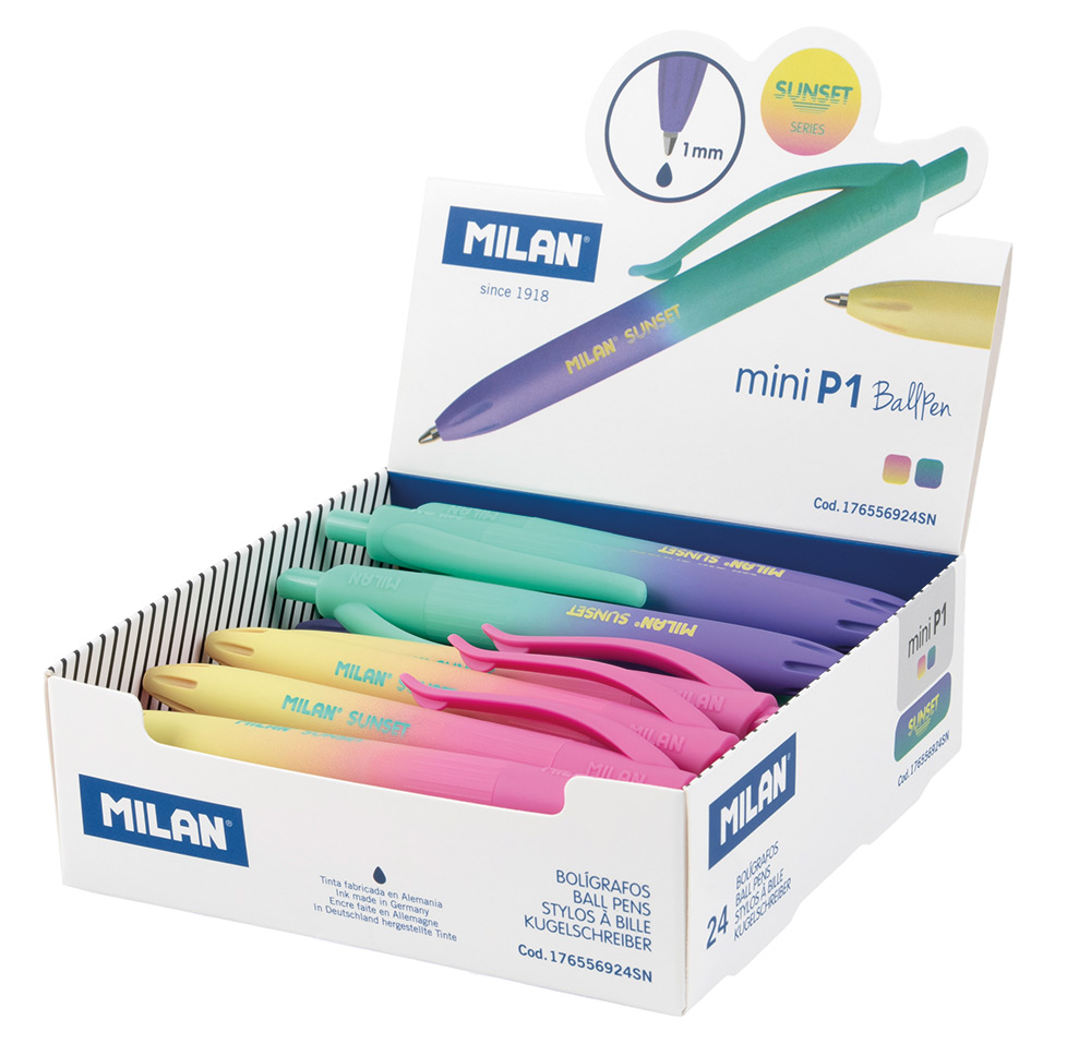 245822-EC Ol.kem. MILAN P1 TOUCH MINI SUNSET sort P24/1200