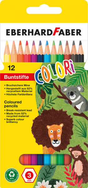 246286-EC Boje bezdrvene 12/1 EBERHARD FABER Colori karton bls P10/100
