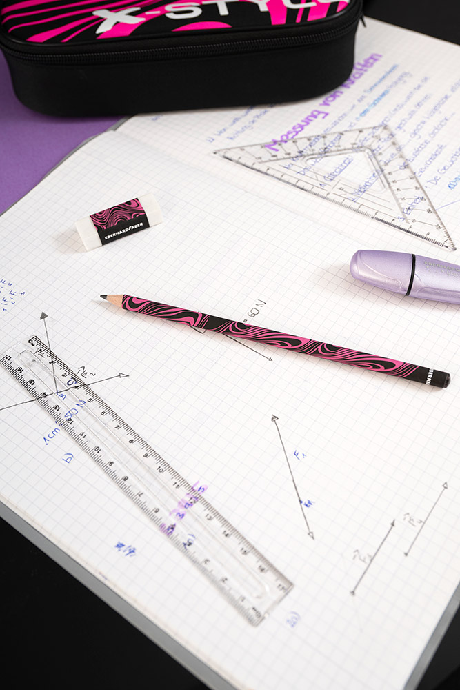 246291-EC Set ol.graf. x3HB + gumica neon roza EBERHARD FABER bls P10/200