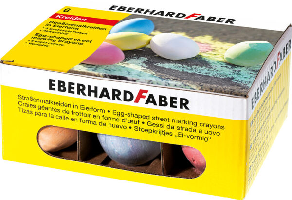 246298-EC Kreda za vanjsko crtanje 6/1 EBERHARD FABER oblik jaja P12/24