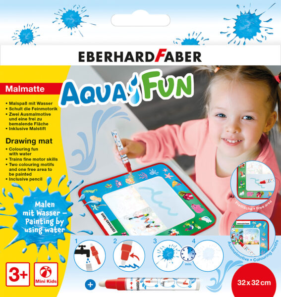 246303-EC Bojanka za bojenje vodom + aqua olovka EBERHARD FABER s motivima P3/24