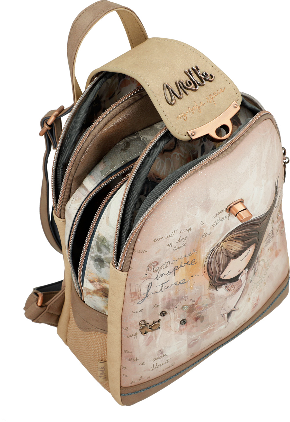 246382-EC Ruksak fashion Anekke MEMORIES SS25 24x30x12cm 40805-043 P10