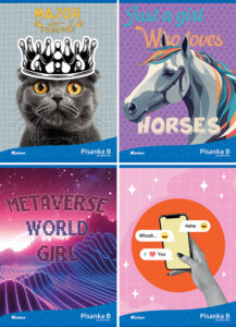 237956-EC Bilježnica Pisanka B KARBON MIX CURE  P20/160