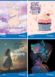 237957-EC Bilježnica Pisanka C KARBON MIX CURE  P20/120