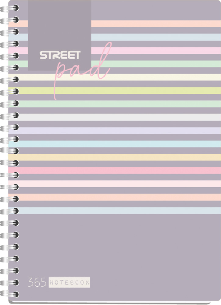 239014-EC Blok kolegij A4/K STREET PAD STRIPES 100L 67150 P15
