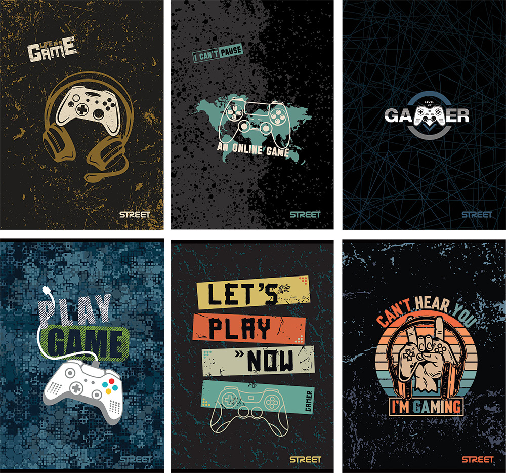 239596-EC Bilježnica A4/D Street GAMING 54l 65441 P10/60 NETTO